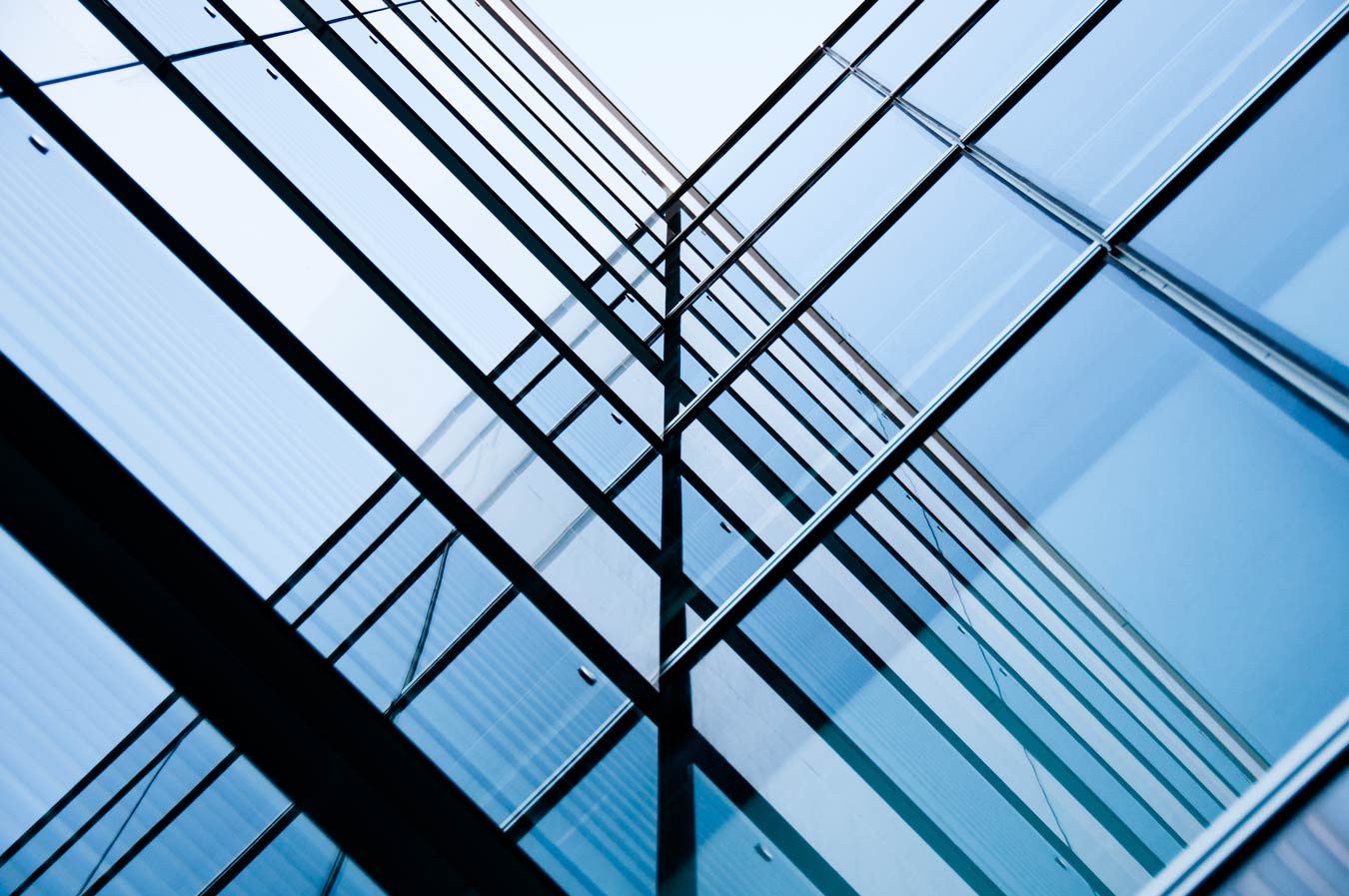 Glass detail around the Owen G Glenn Building