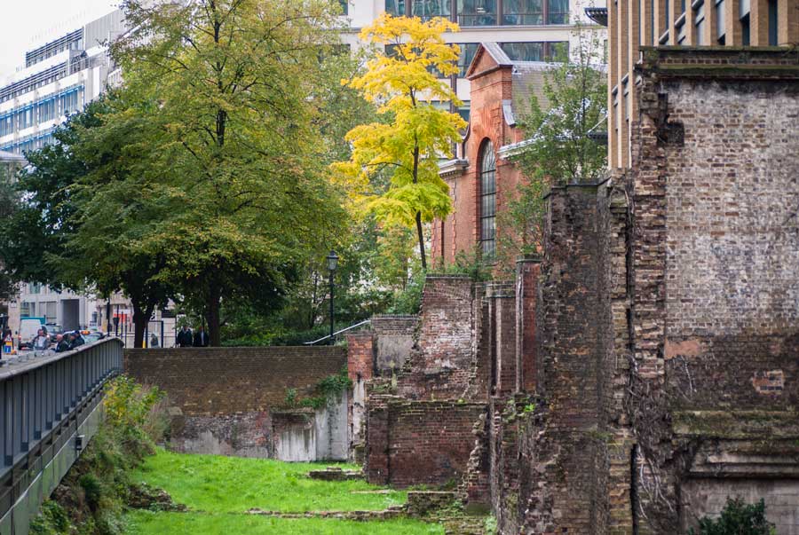 London Wall near London Museum.