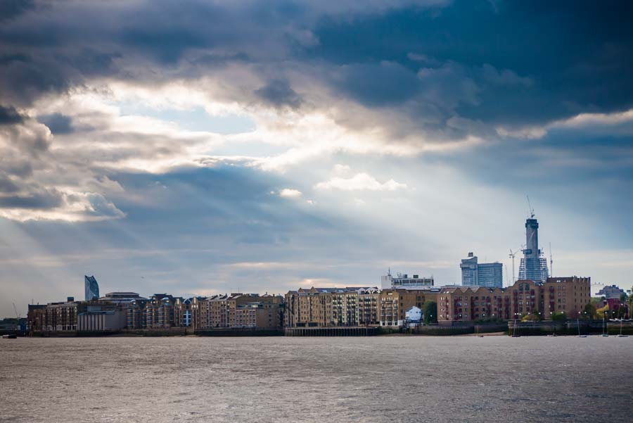 The Shard reaching skyward until it hits 310m.