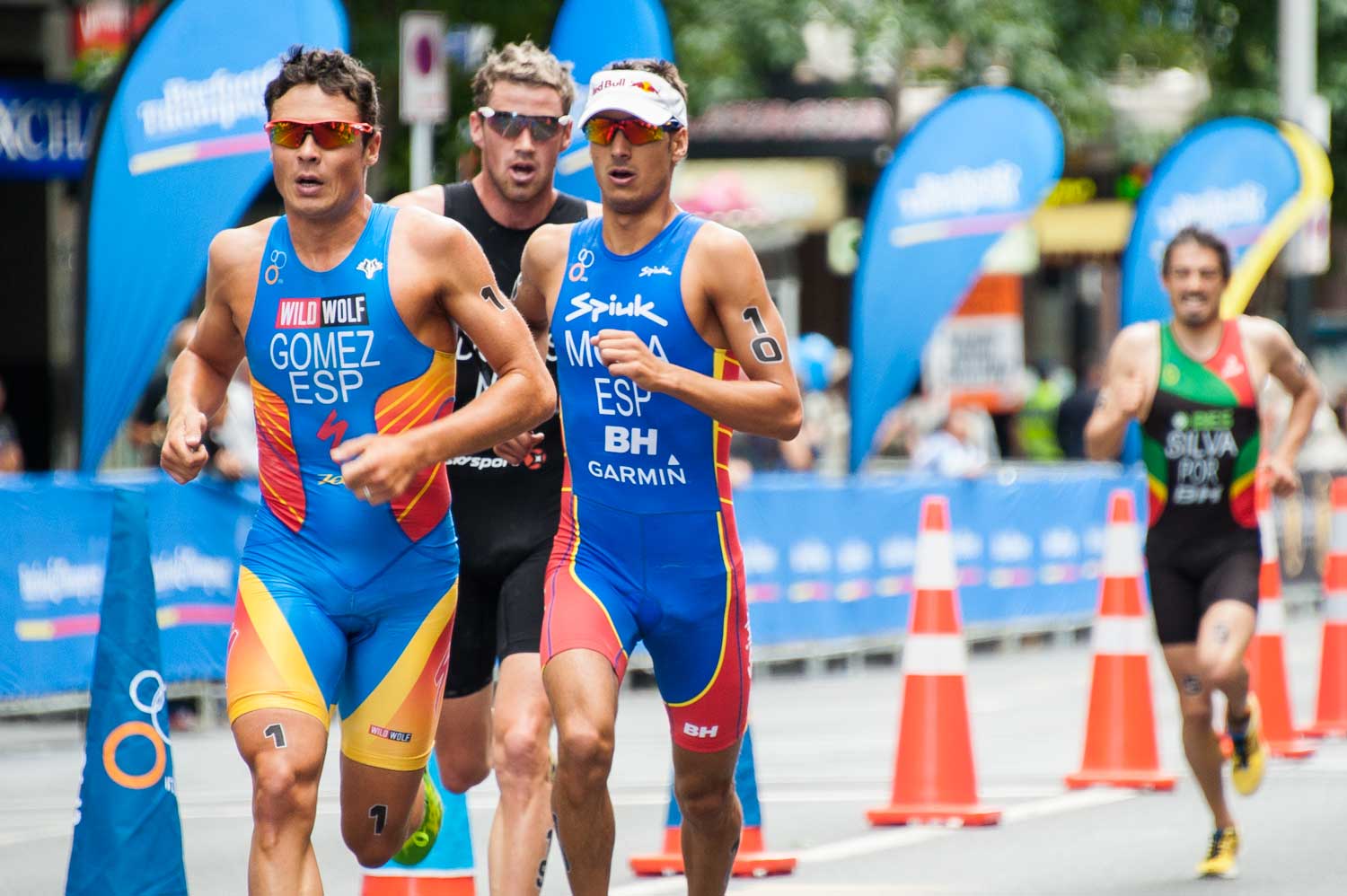 Eventual podium: Javier Gomez, Mario Mola, and Joao Silva.