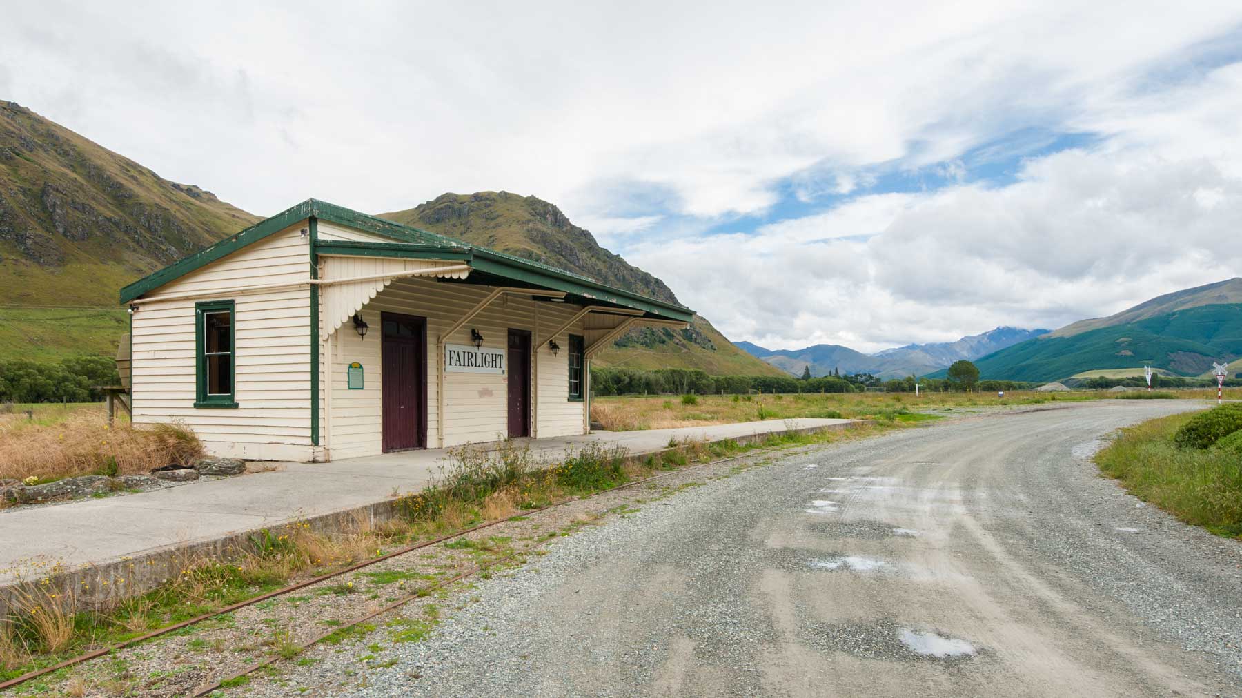 The Fairlight station which marked the end of the Kingston Flyer route.