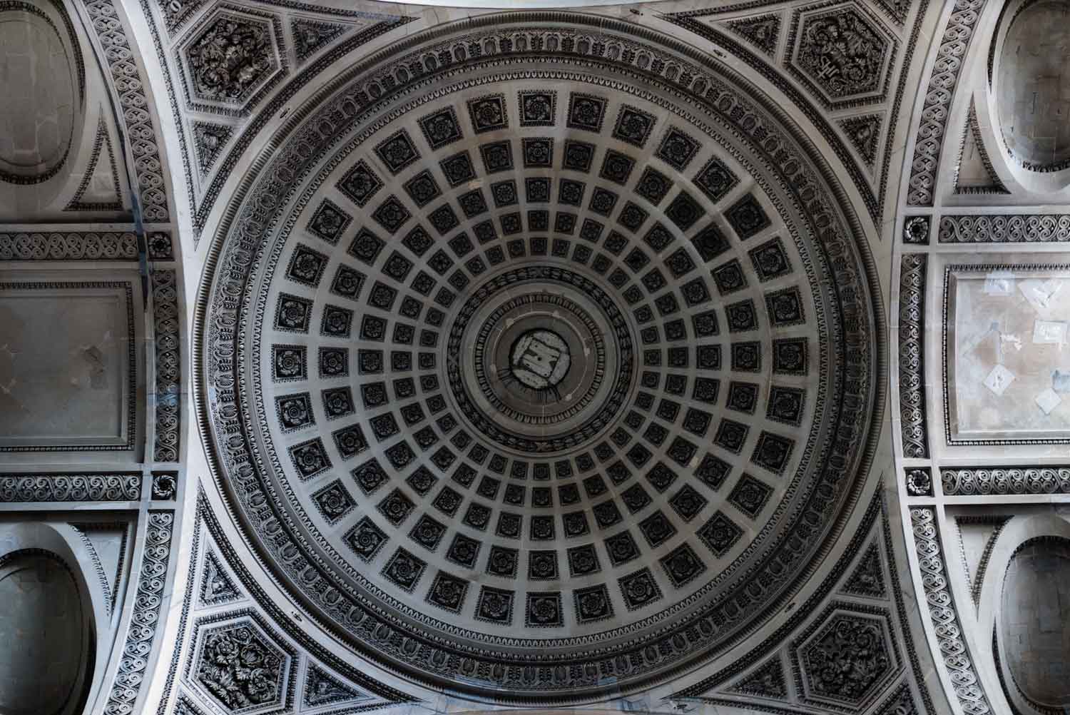 The roof dome where Foucault proved in 1851 that the Earth spun on its axis.