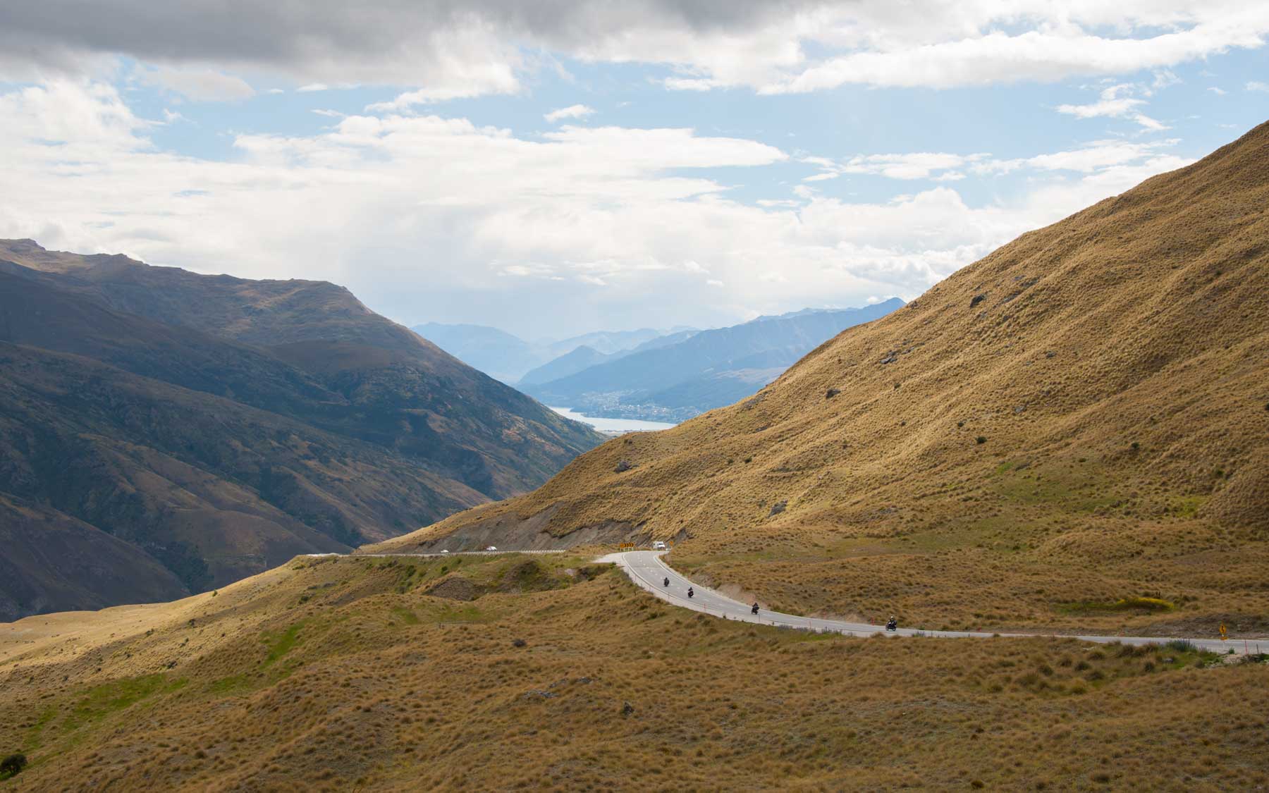 The flight path to Queenstown Airport.