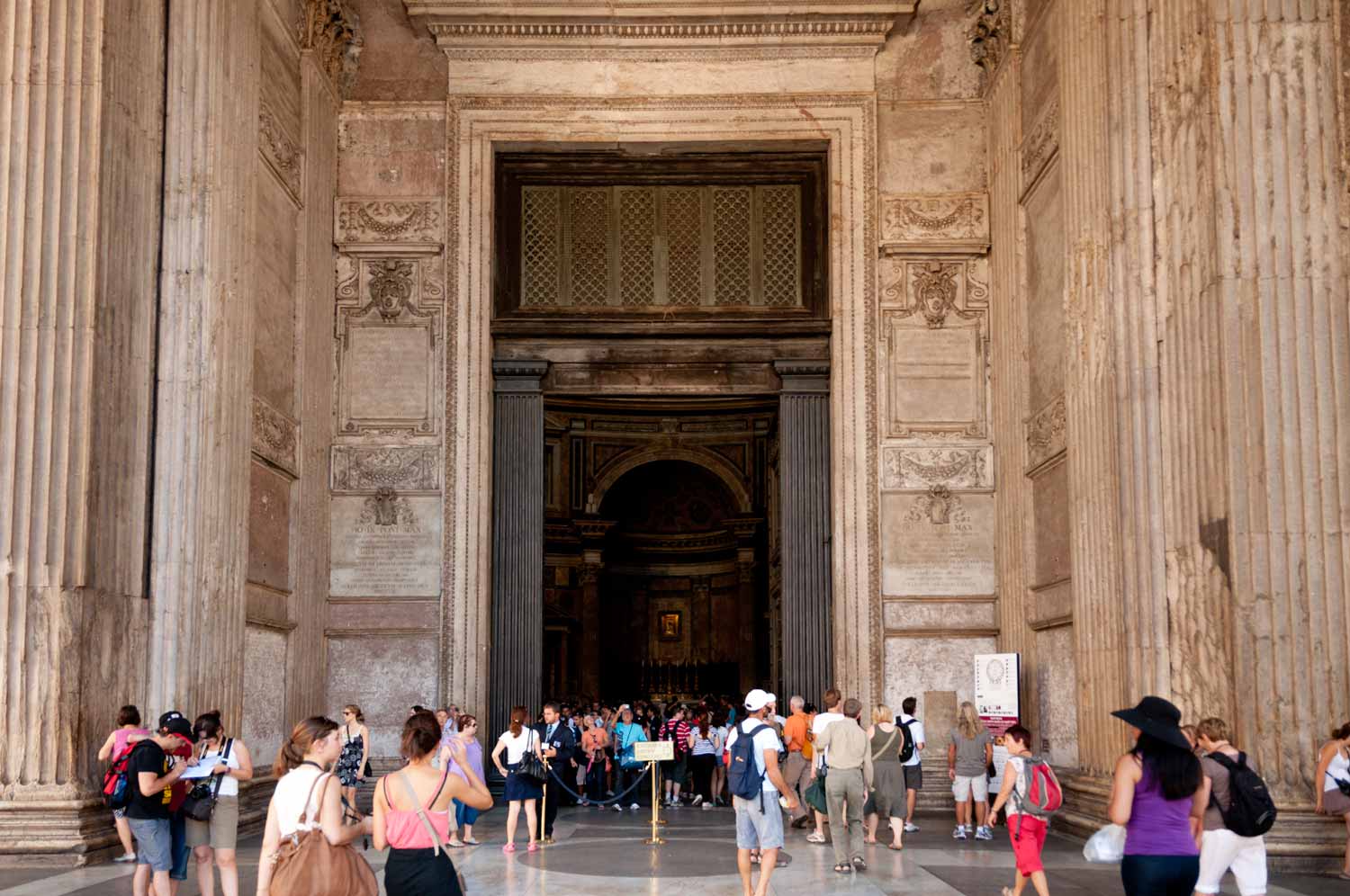 The Portico leading into the Rotunda.