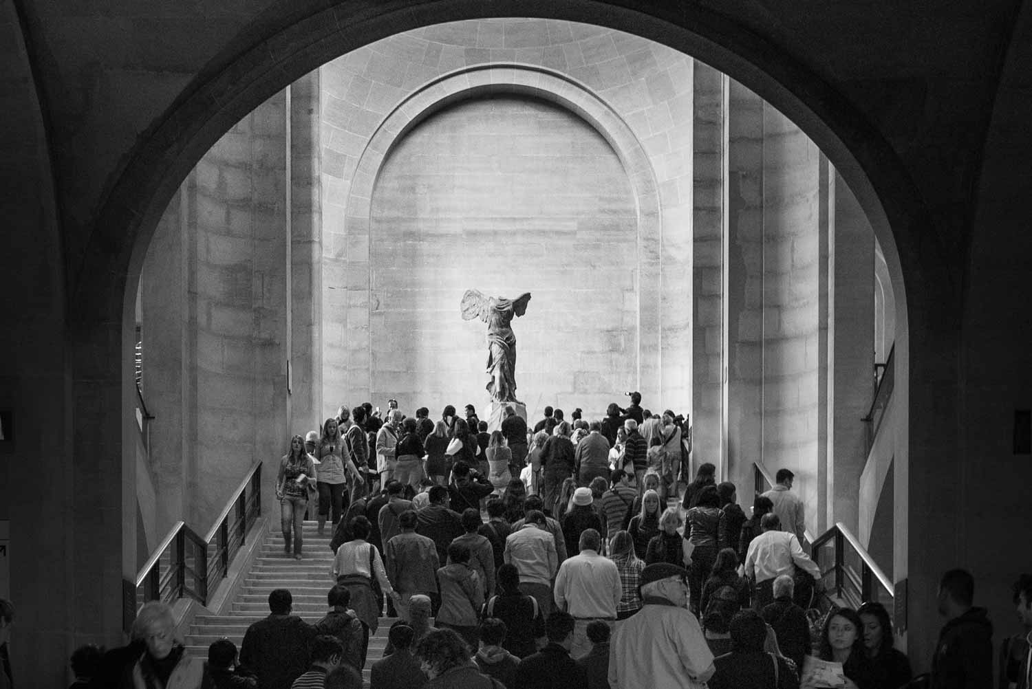 The Winged Victory of Samothrace.